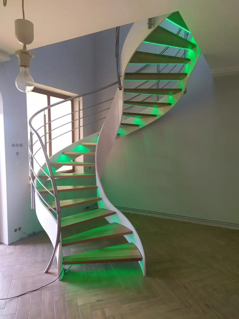 Curved stairs